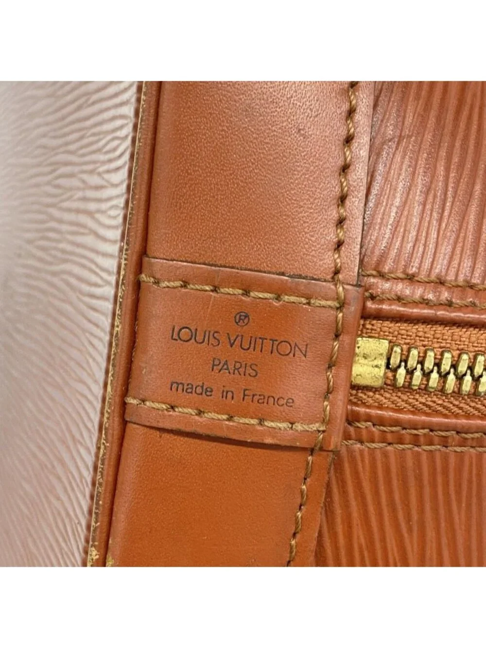 Louis Vuitton Handbag Epi Alma Kenya Brown